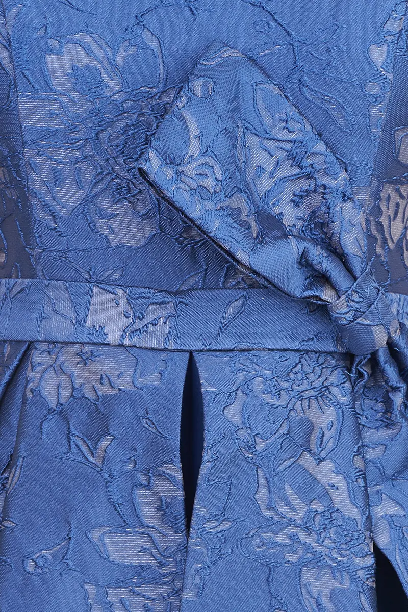 Adelaide Floral Jacquard Walk-Through Jumpsuit