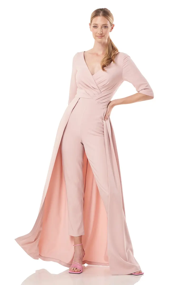 Daphne Stretch Crepe Walk-Thru Jumpsuit