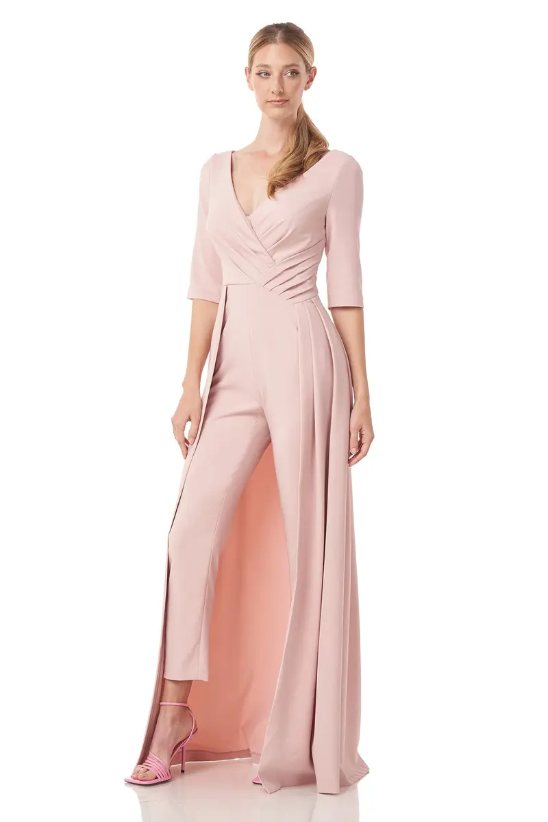 Daphne Stretch Crepe Walk-Thru Jumpsuit