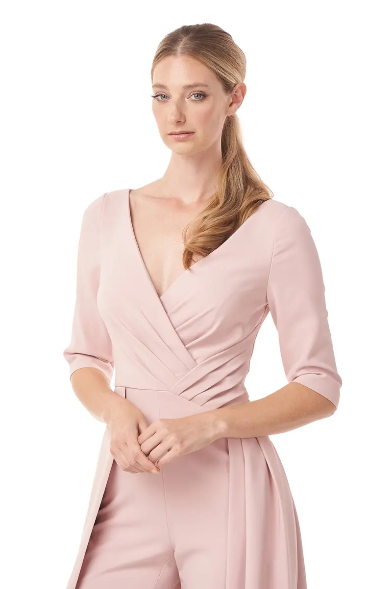 Daphne Stretch Crepe Walk-Thru Jumpsuit