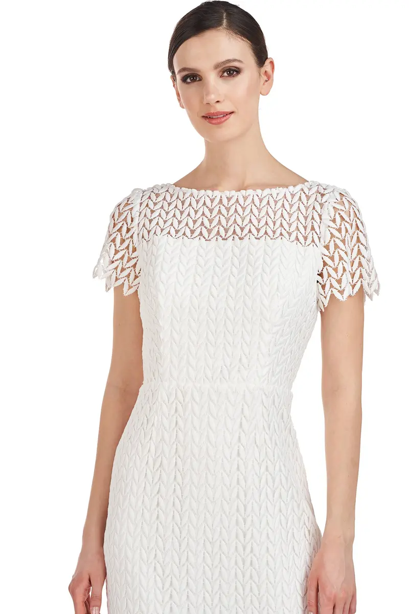 Elegant Bateau-Neck Tatum Lace Dress