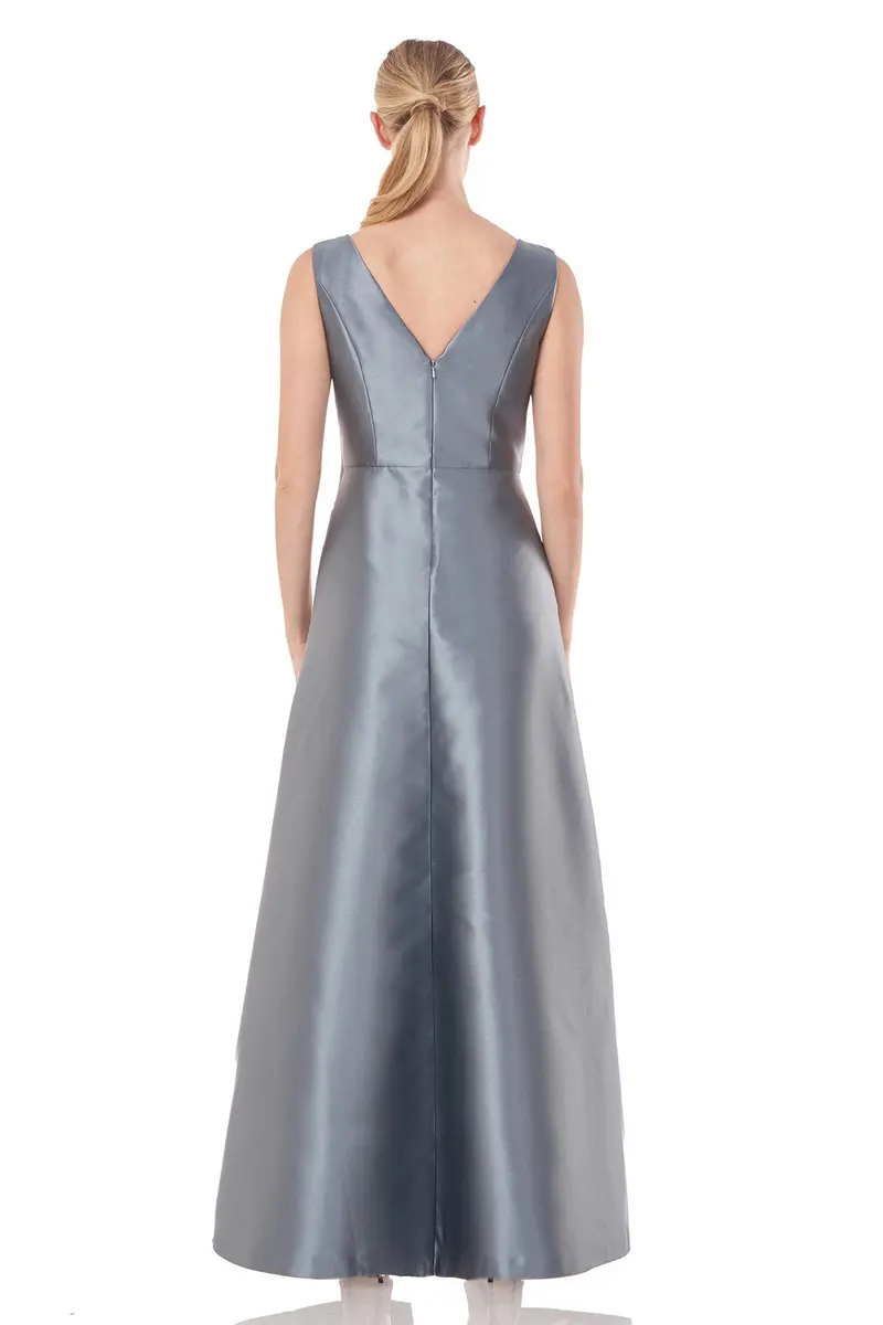 Emiliana Boat-Neck Pleated Twill Jumpsuit