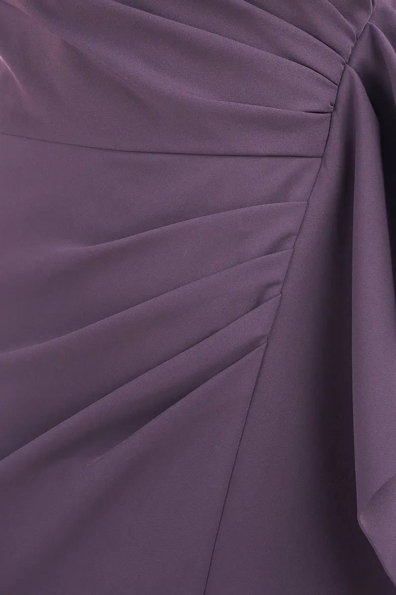 Franca Elegant Stretch Crepe Column Gown