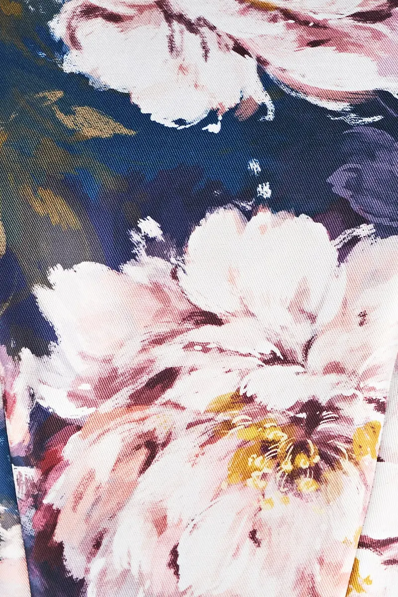 French Rose Mikado Walk-Thru Jumpsuit