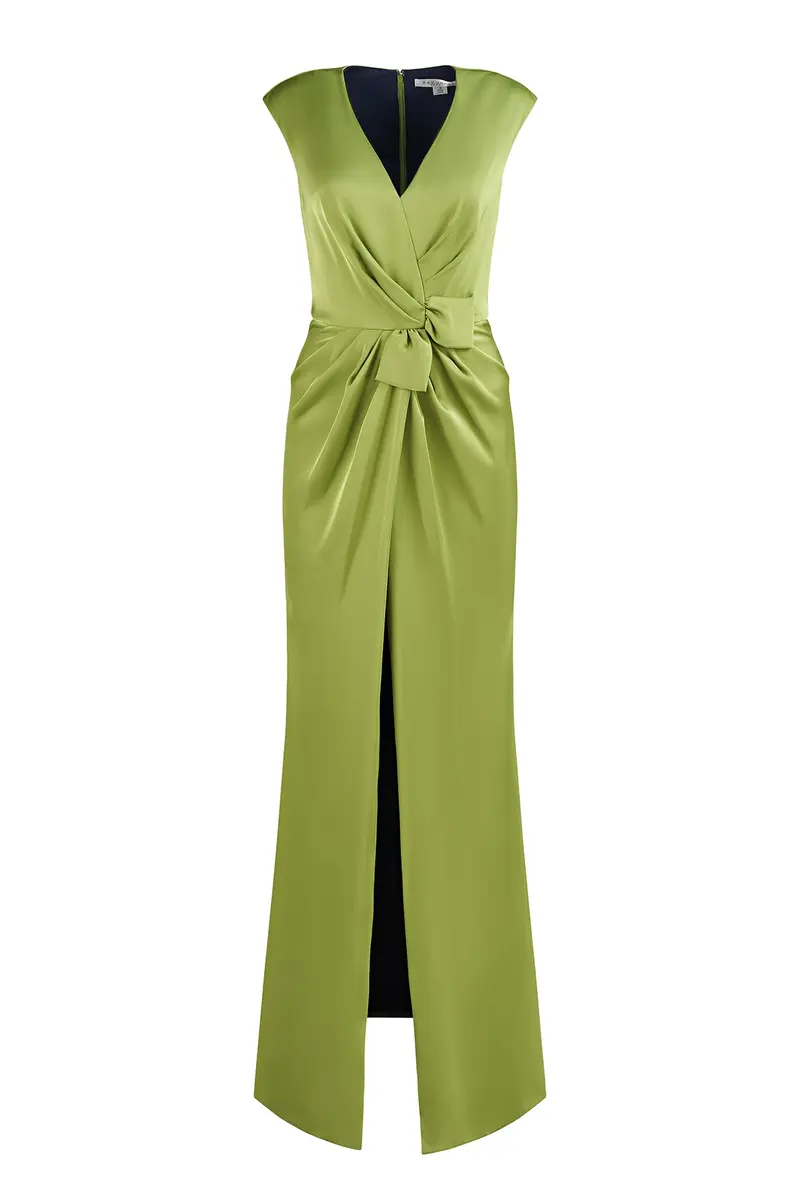 Lilly Summer Walk-Thru Jumpsuit in Stretch Charmeuse