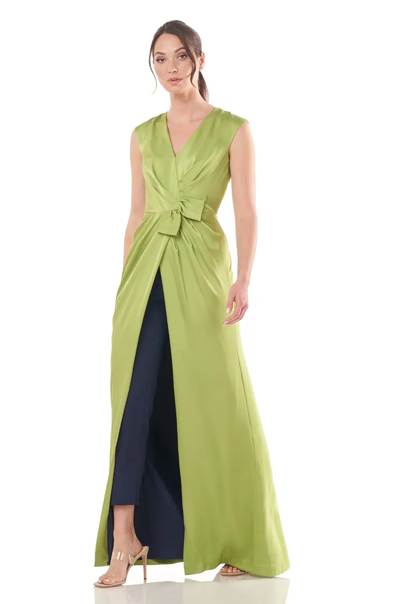 Lilly Summer Walk-Thru Jumpsuit in Stretch Charmeuse