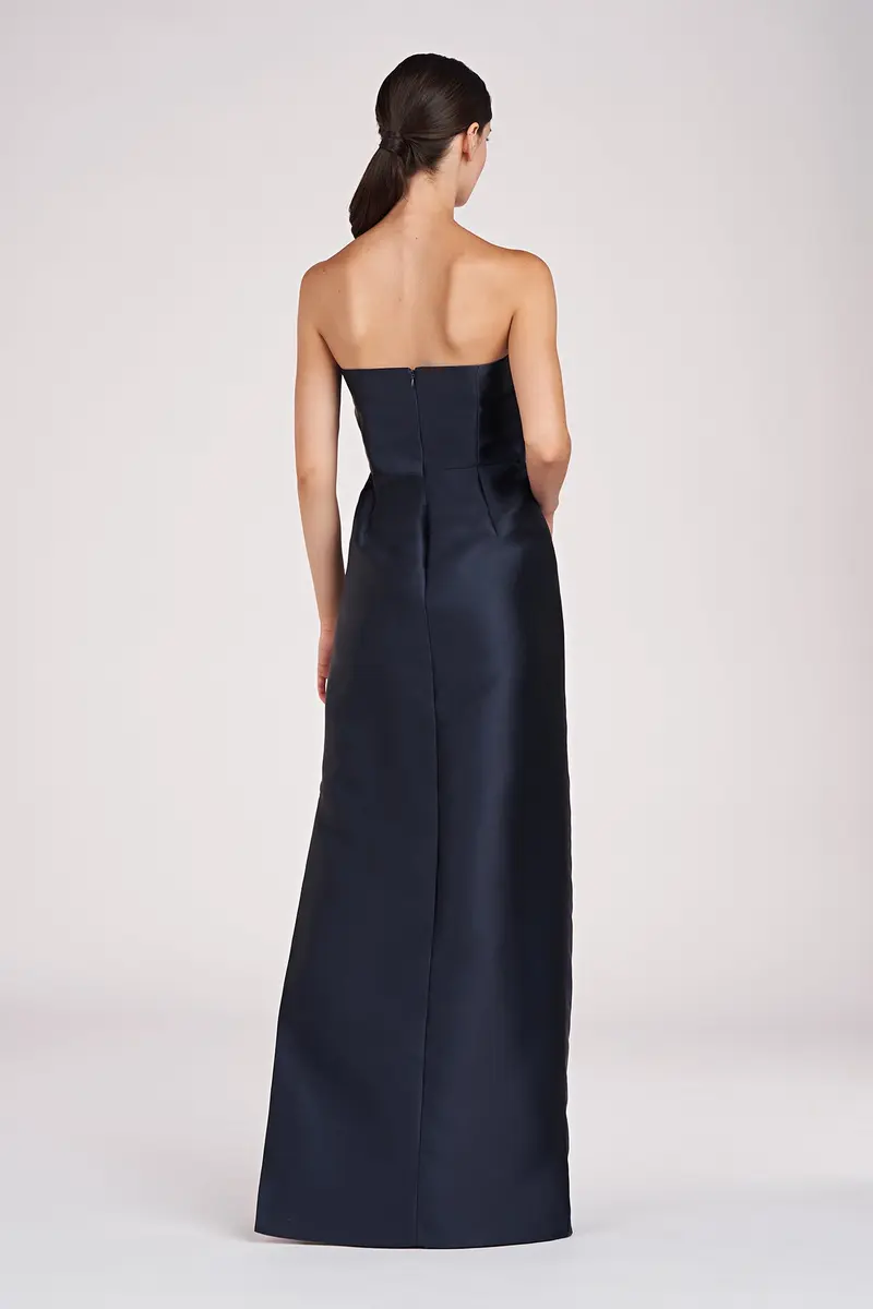 Ombre Mikado Strapless Column Gown 2