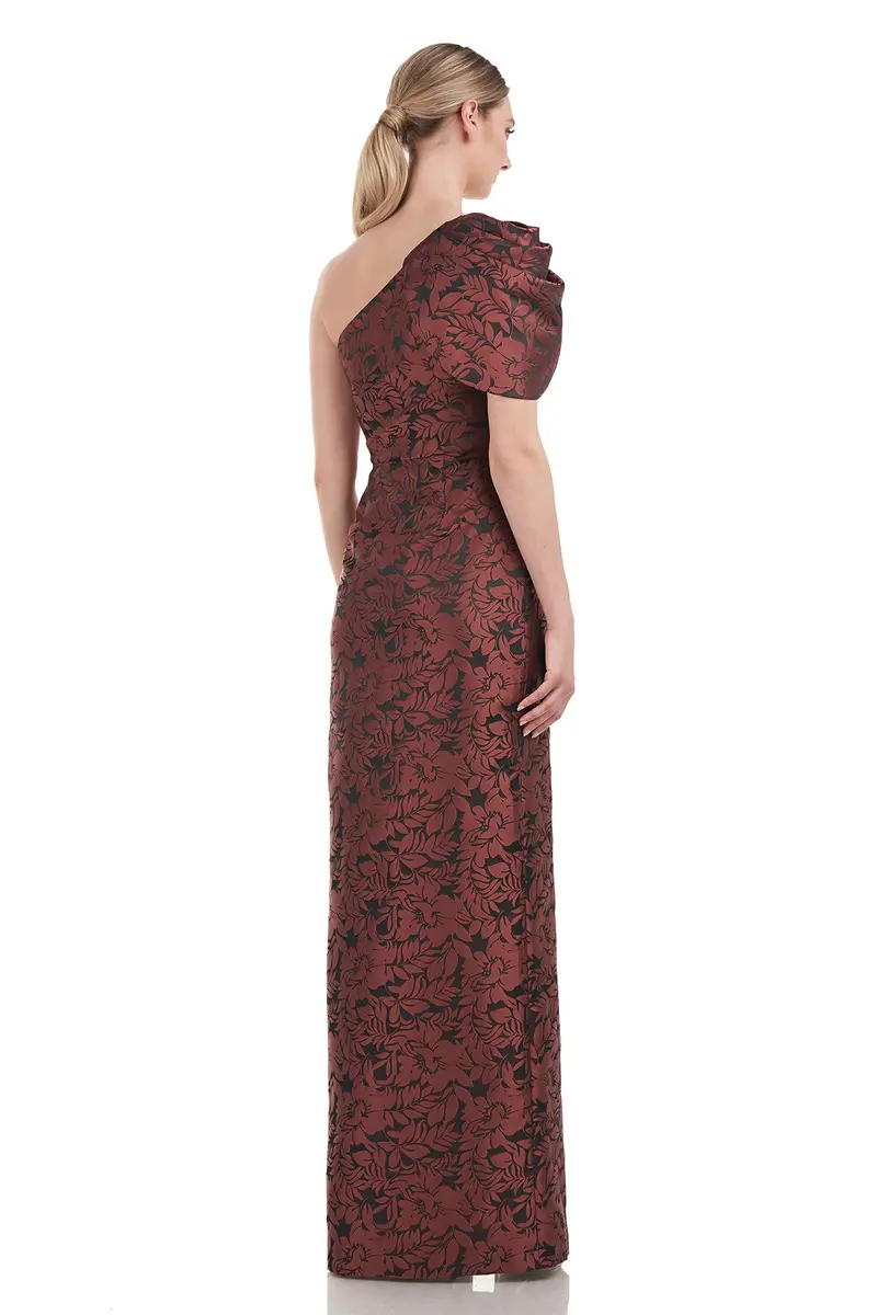 Serena Nevis Jacquard Evening Gown 2