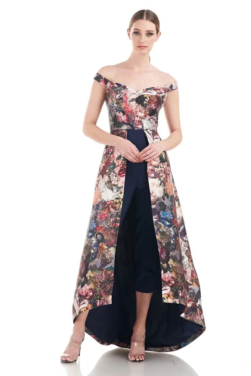 Sophia Victorian Floral Off-Shoulder Jumpsuit