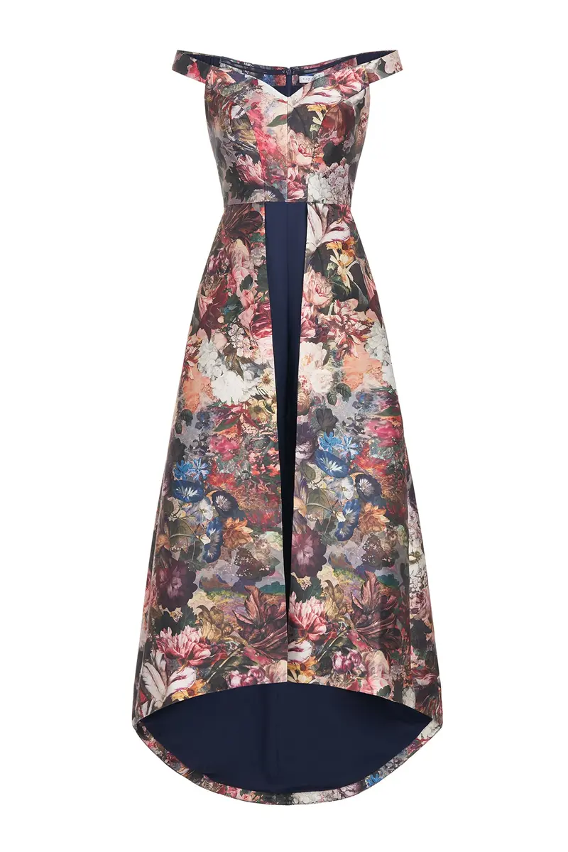 Sophia Victorian Floral Off-Shoulder Jumpsuit