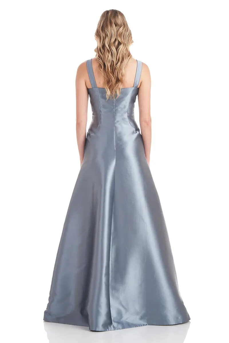 Tatiana Lola Twill Flared Formal Gown